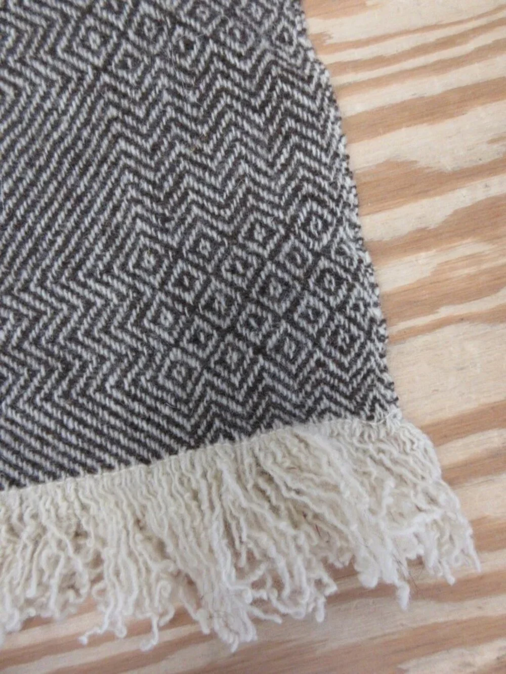 VINTAGE Downeaster Scarf Dunlop Weavers Wool Handwoven Maine USA NEW